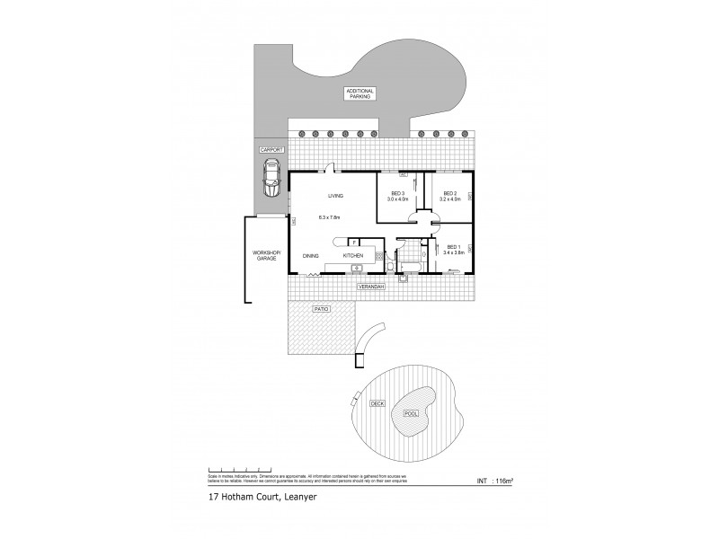 17 Hotham Court, Leanyer NT 0812 Floorplan
