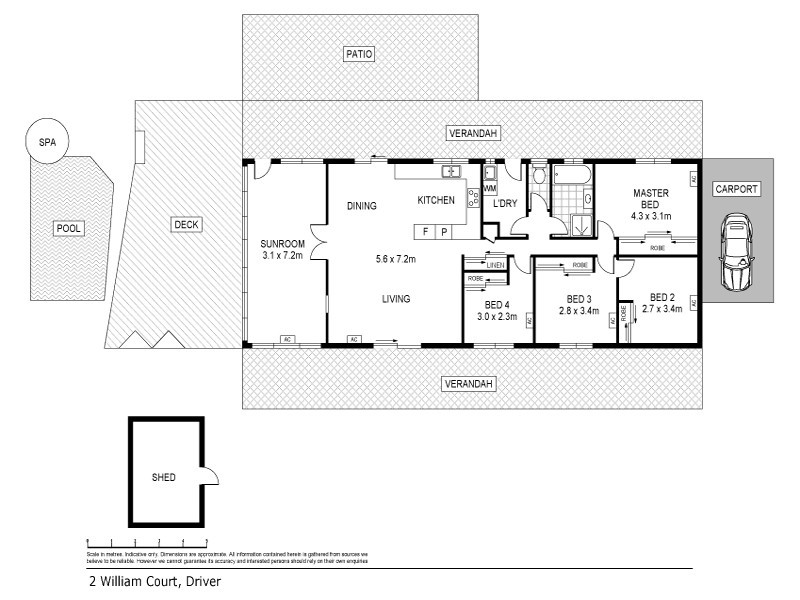 2 William Court, Driver NT 0830 Floorplan