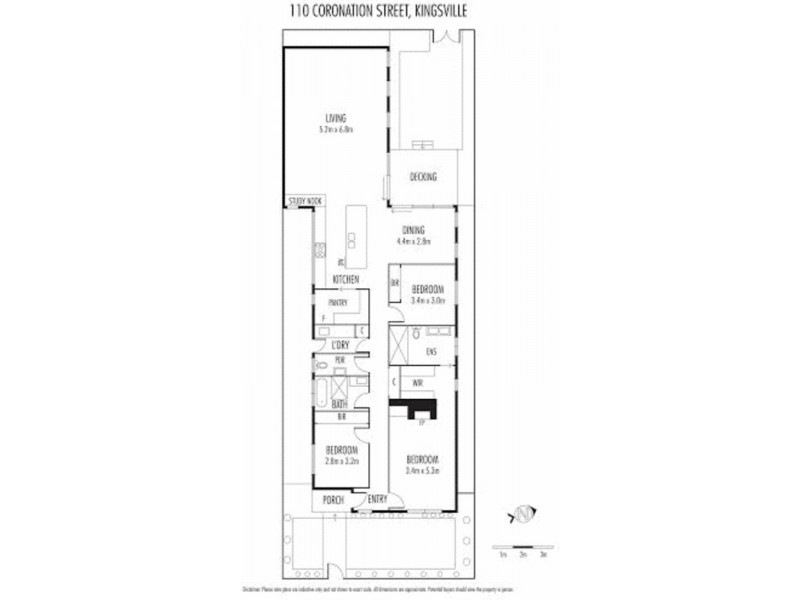 110 Coronation Street, Kingsville VIC 3012 Floorplan