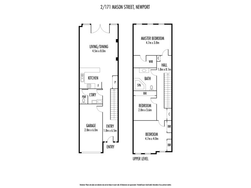 2/171 Mason Street, Newport VIC 3015 Floorplan