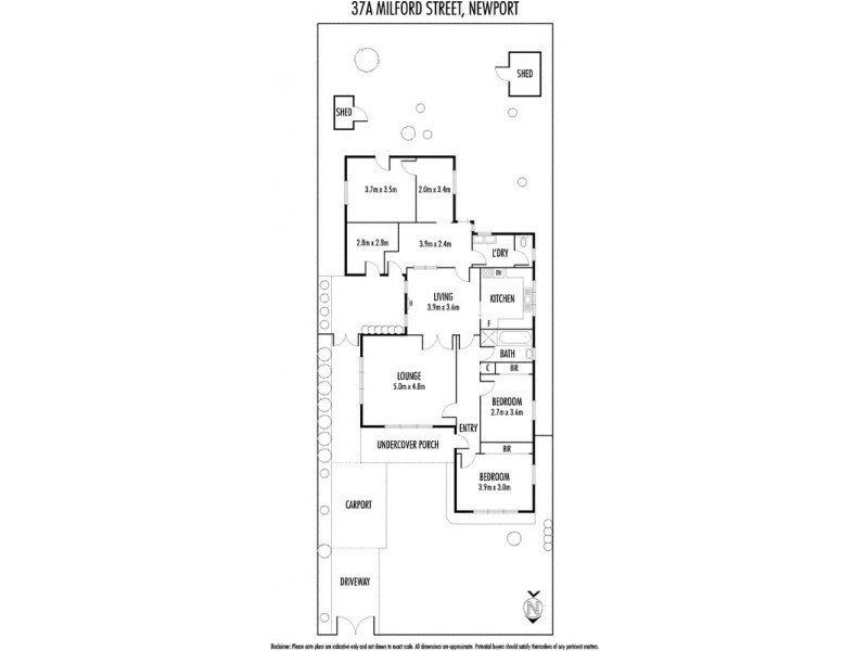 37A Milford Street, Newport VIC 3015 Floorplan