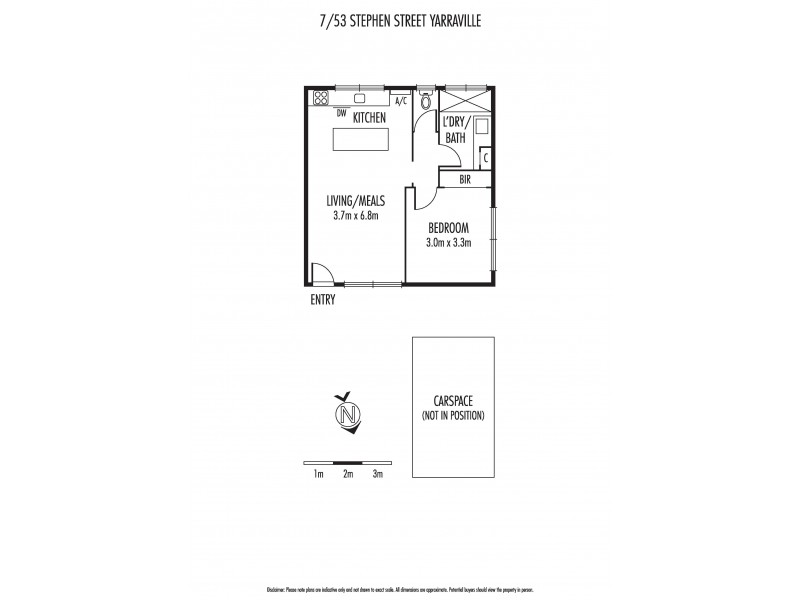7/53 Stephen Street, Yarraville VIC 3013 Floorplan