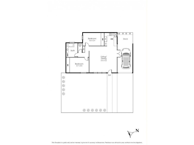 1/55 Challis Street, Newport VIC 3015 Floorplan