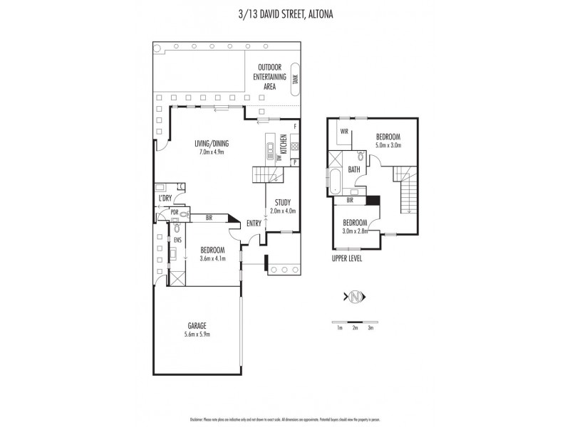 3/13 David Street, Altona VIC 3018 Floorplan