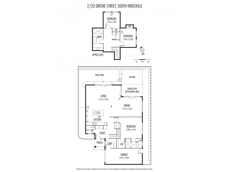 2/33 Greene Street, South Kingsville VIC 3015 Floorplan