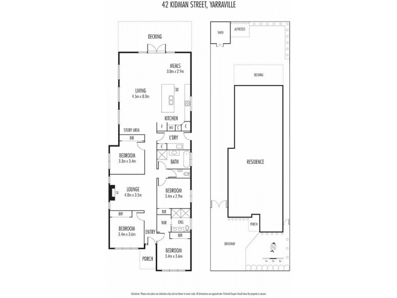 42 Kidman Street, Yarraville VIC 3013 Floorplan