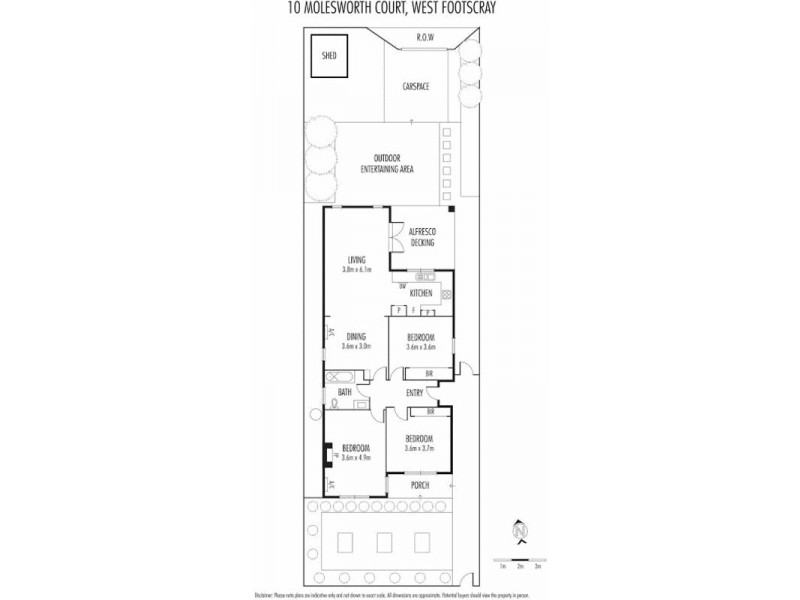 10 Molesworth Court, West Footscray VIC 3012 Floorplan
