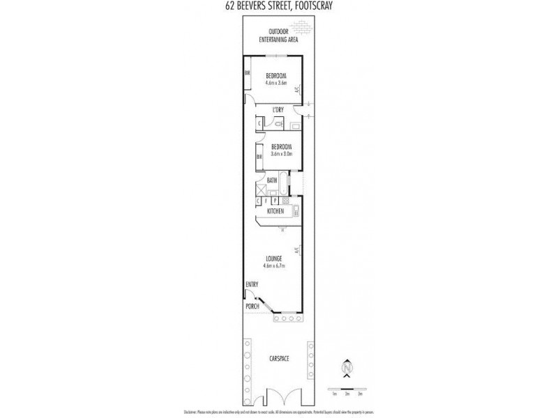 62 Beevers Street, Footscray VIC 3011 Floorplan