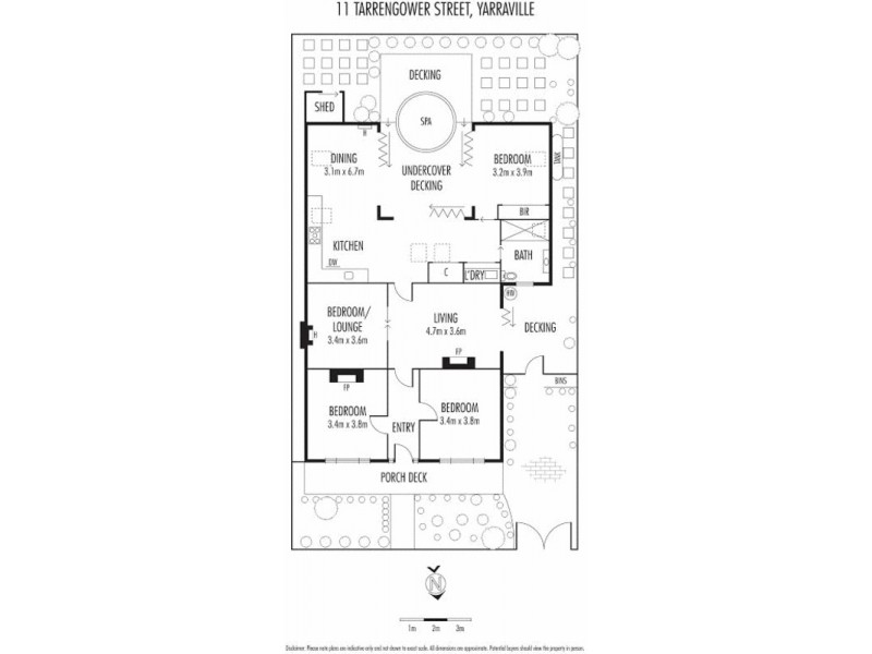 11 Tarrengower Street, Yarraville VIC 3013 Floorplan