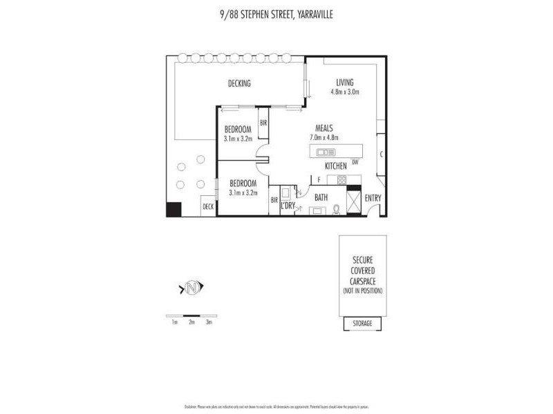 9/88 Stephen Street, Yarraville VIC 3013 Floorplan