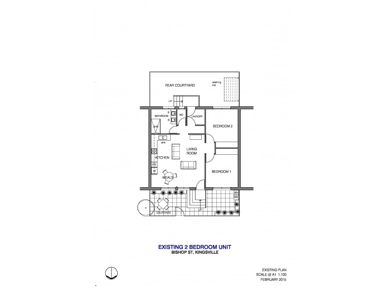 2/32 Bishop Street, Kingsville VIC 3012 Floorplan