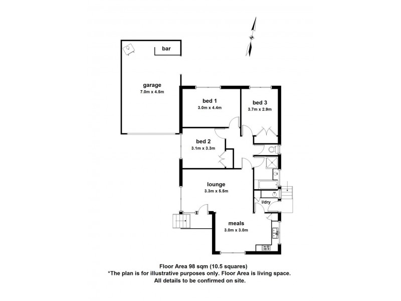 3 Patrick Street, Millgrove VIC 3799 Floorplan
