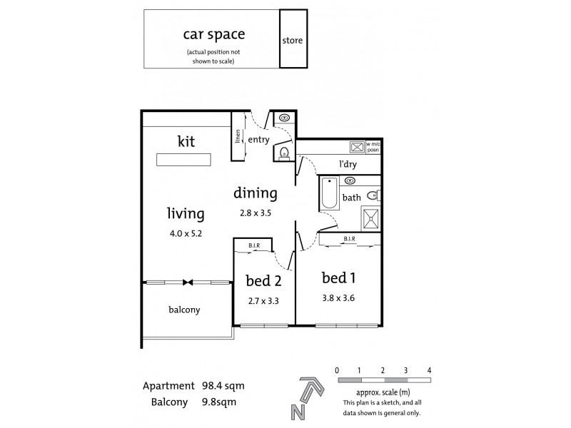 5/107 Whittens Lane, Doncaster VIC 3108 Floorplan