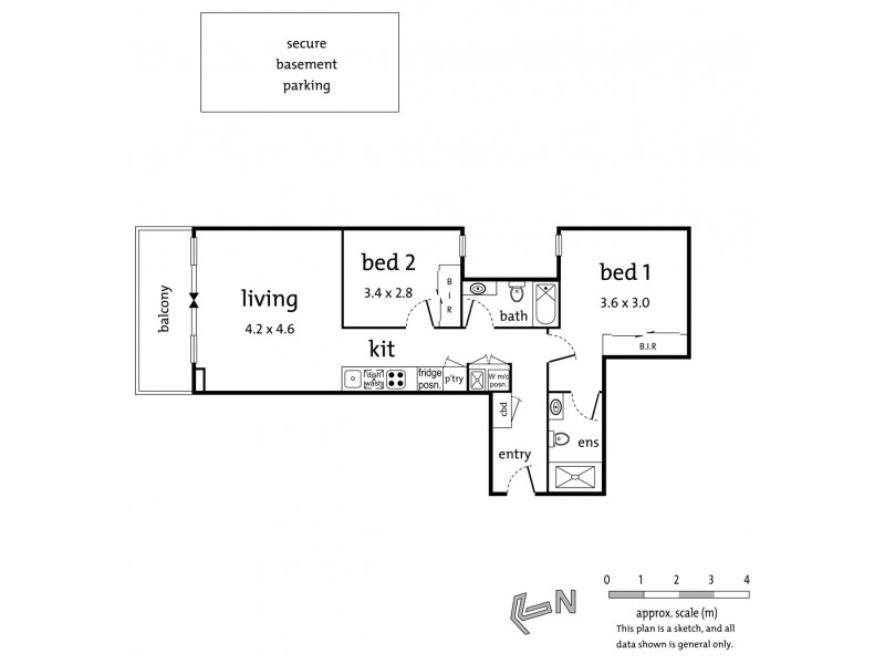 209/120 Palmer Street, Richmond VIC 3121 Floorplan