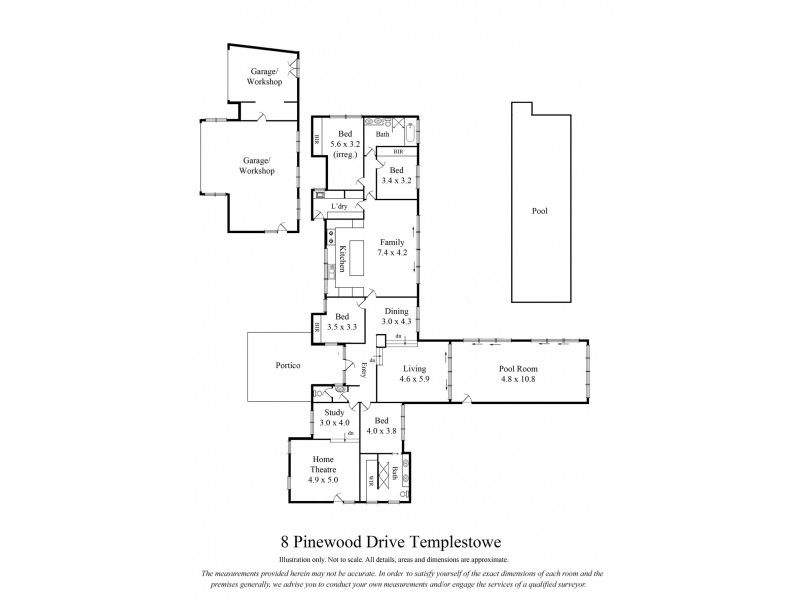 8 Pinewood Drive, Templestowe VIC 3106 Floorplan