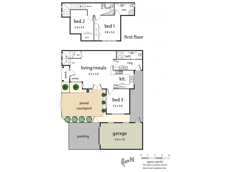 2/6 Lyonsville Avenue, Preston VIC 3072 Floorplan