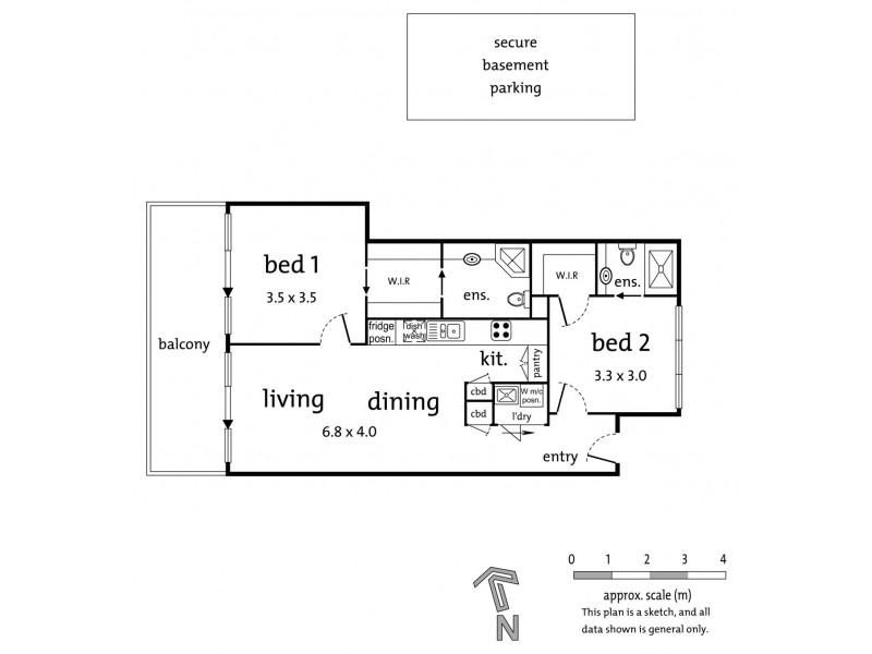 302/187 Reynolds Road, Doncaster East VIC 3109 Floorplan