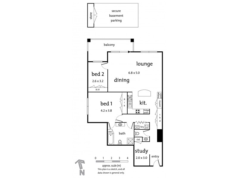 1/78 Manningham Road, Bulleen VIC 3105 Floorplan