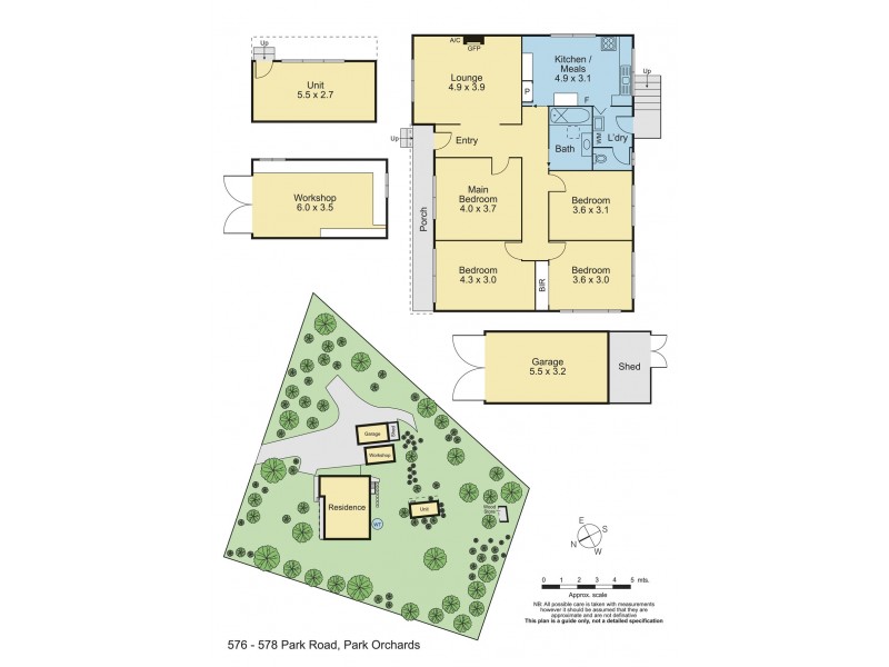 576-578 Park Road, Park Orchards VIC 3114 Floorplan