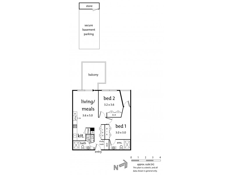 20/64 Anderson Road, Hawthorn East VIC 3123 Floorplan