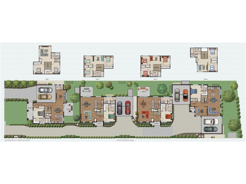 1-4/9 Morris Road, Croydon VIC 3136 Floorplan