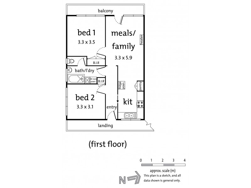 8/64 Wellington Road, Clayton VIC 3168 Floorplan