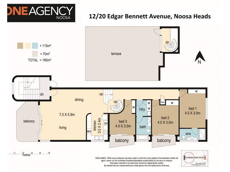 12/20 Edgar Bennett Avenue, Noosa Heads QLD 4567 Floorplan