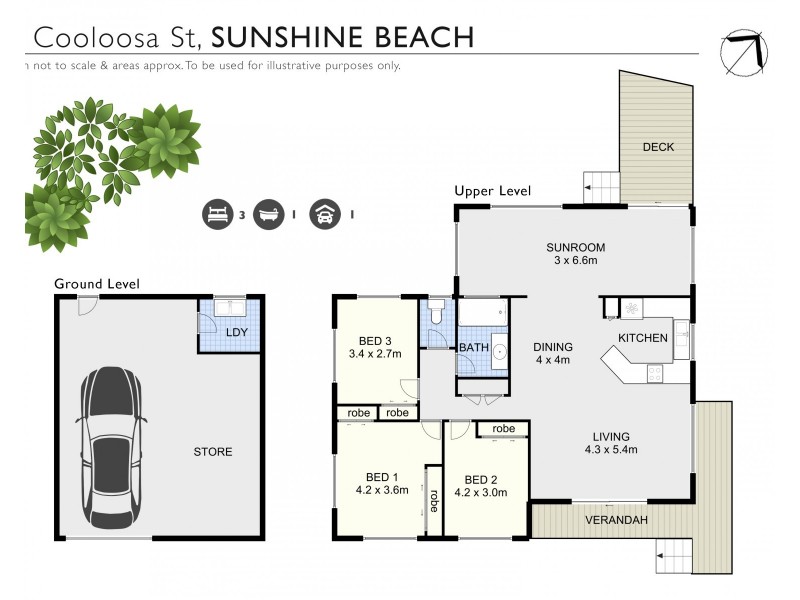2 Cooloosa Street, Sunshine Beach QLD 4567 Floorplan