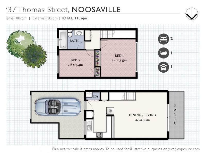3/37-39 Thomas Street, Noosaville QLD 4566 Floorplan