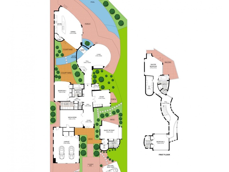 521/61 Noosa Springs Drive, Noosa Heads QLD 4567 Floorplan