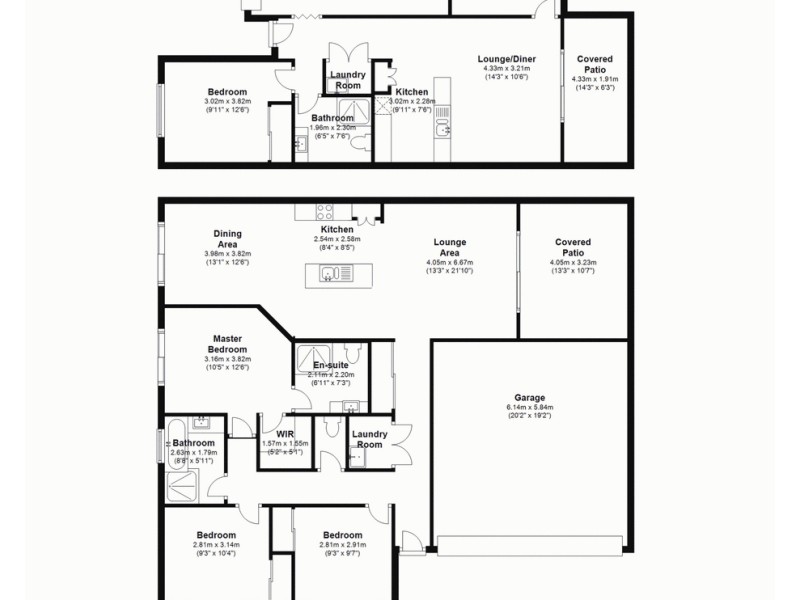 1&2/29 Reserve Drive, Caboolture QLD 4510 Floorplan