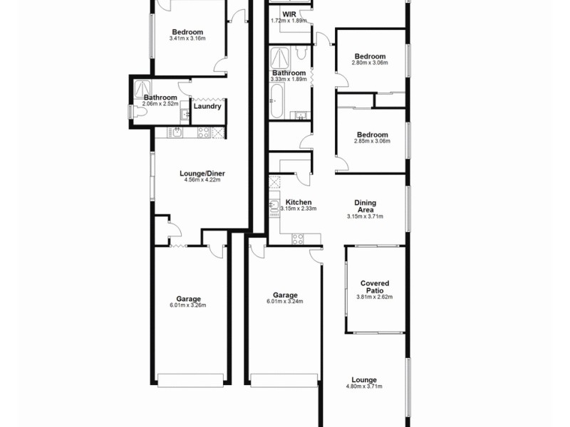 1&2/85 Kinsellas Road West, Mango Hill QLD 4509 Floorplan