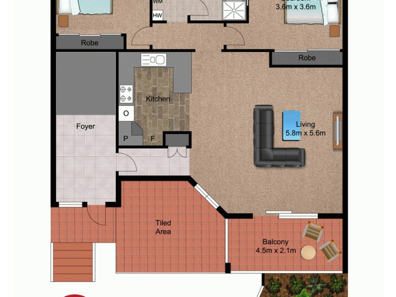 2/146 High Street, Southport QLD 4215 Floorplan