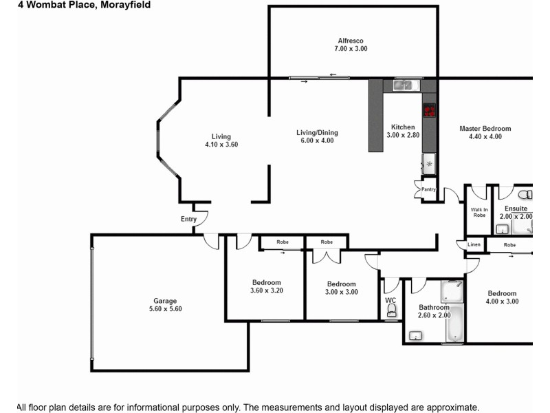 14 Wombat Place, Morayfield QLD 4506 Floorplan
