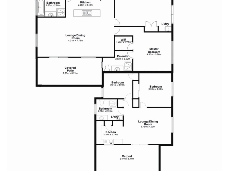 1&2/3 Wakeham Street, Kallangur QLD 4503 Floorplan