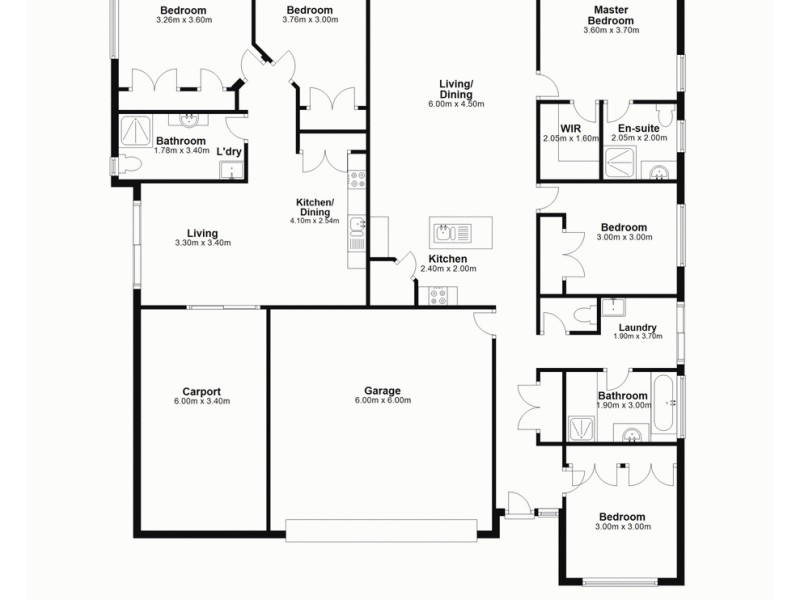 1&2/34 Everest Street, Warner QLD 4500 Floorplan