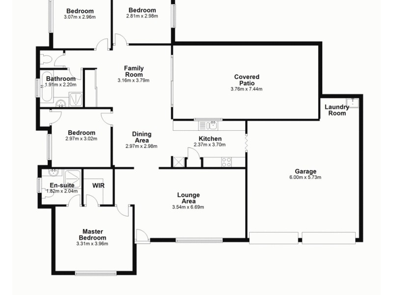 9 Carissa Court, Caboolture South QLD 4510 Floorplan