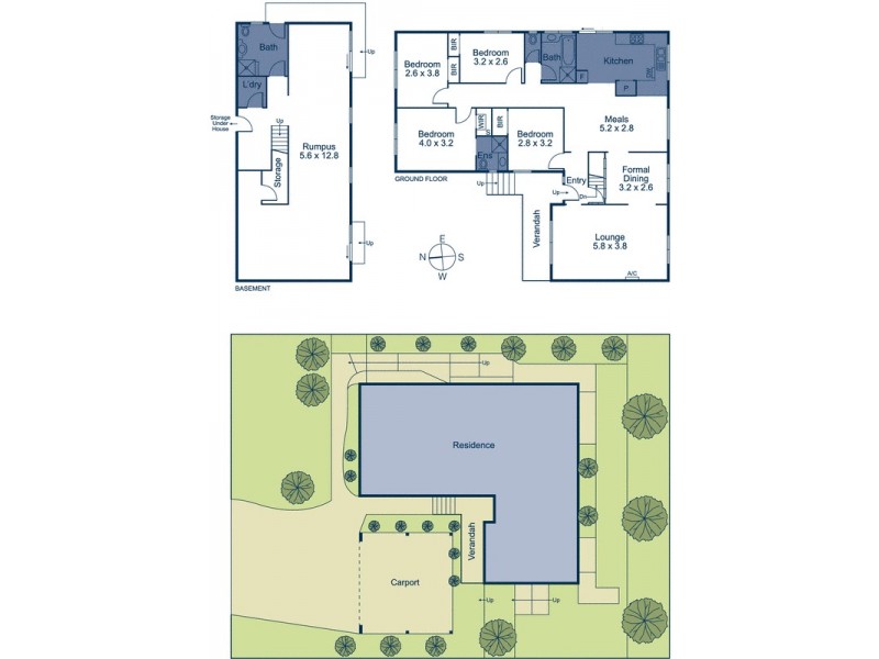 6 Locksley Chase, Vermont VIC 3133 Floorplan