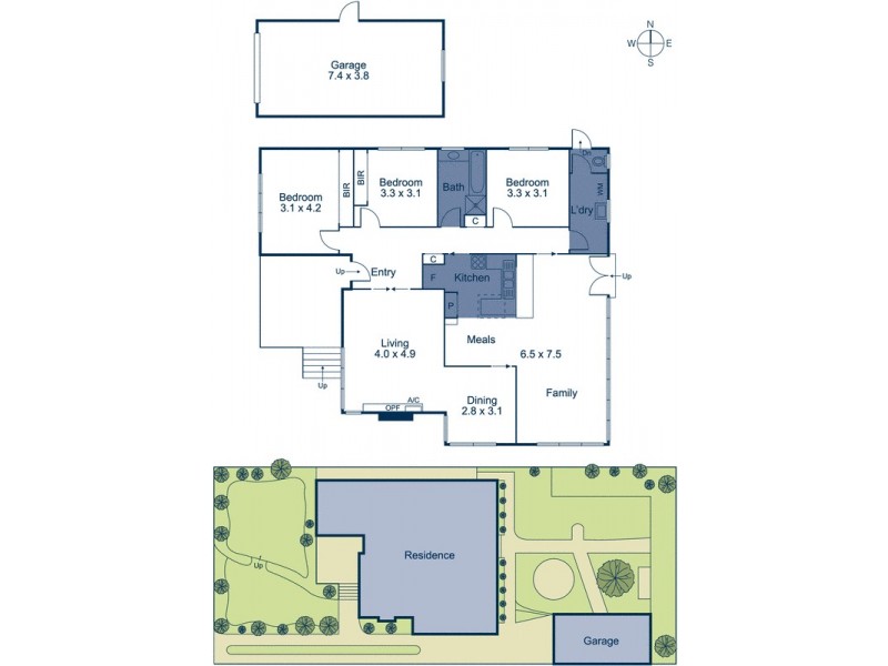 1 Stirling Road, Blackburn South VIC 3130 Floorplan
