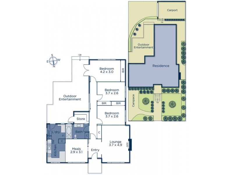 1/12 Wilton Street, Blackburn North VIC 3130 Floorplan