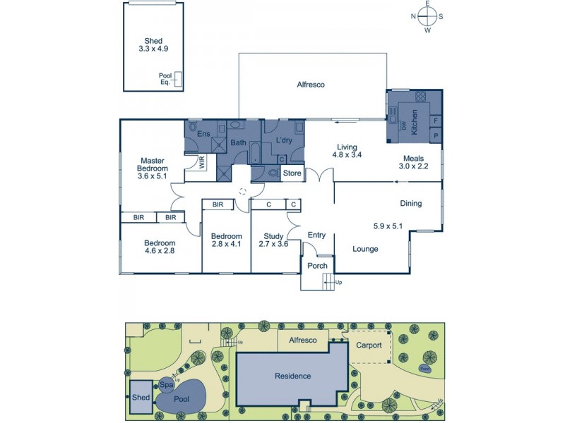 3 Simpsons Court, Heathmont VIC 3135 Floorplan