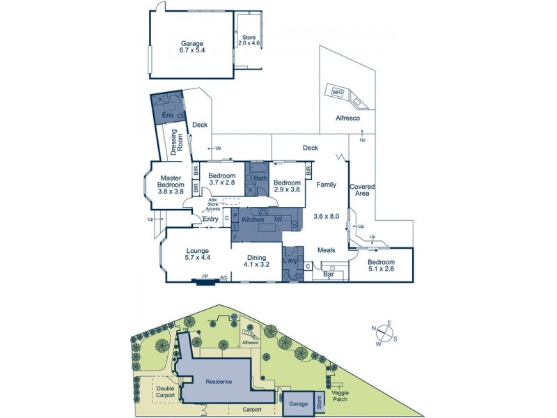 64 Rosstrevor Crescent, Mitcham VIC 3132 Floorplan