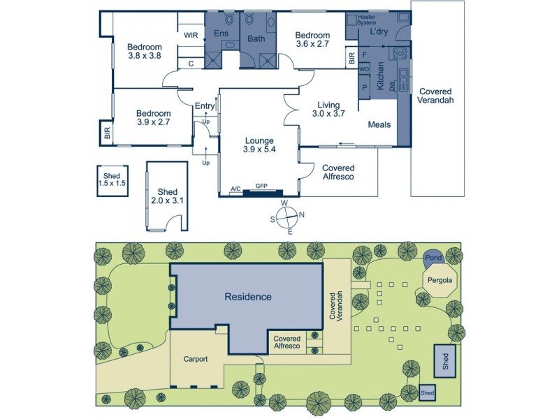 12 Cerberus Street, Donvale VIC 3111 Floorplan