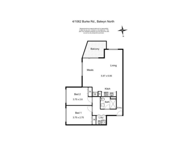 4/1062-1064 Burke Road, Balwyn North VIC 3104 Floorplan