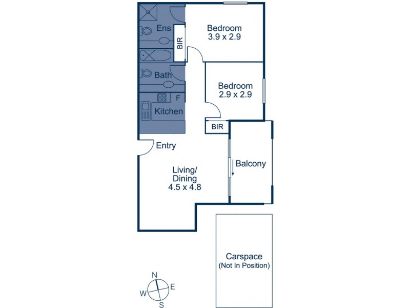 203/300 Burwood Highway, Burwood VIC 3125 Floorplan