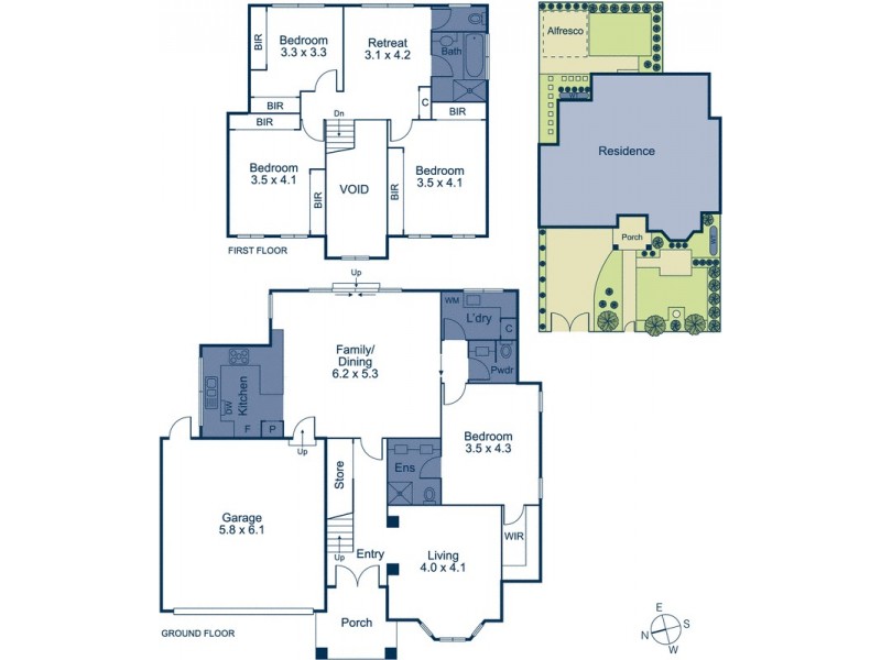 1/9 Orchard Grove, Blackburn South VIC 3130 Floorplan