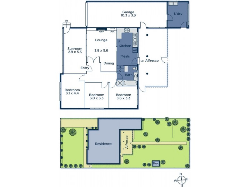 46 Roberts Avenue, Box Hill South VIC 3128 Floorplan