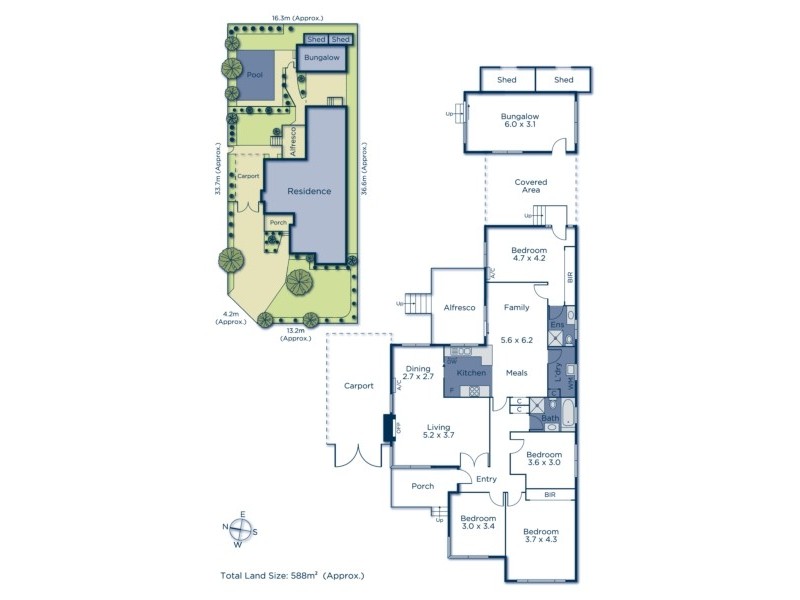 13 Crest Grove, Nunawading VIC 3131 Floorplan