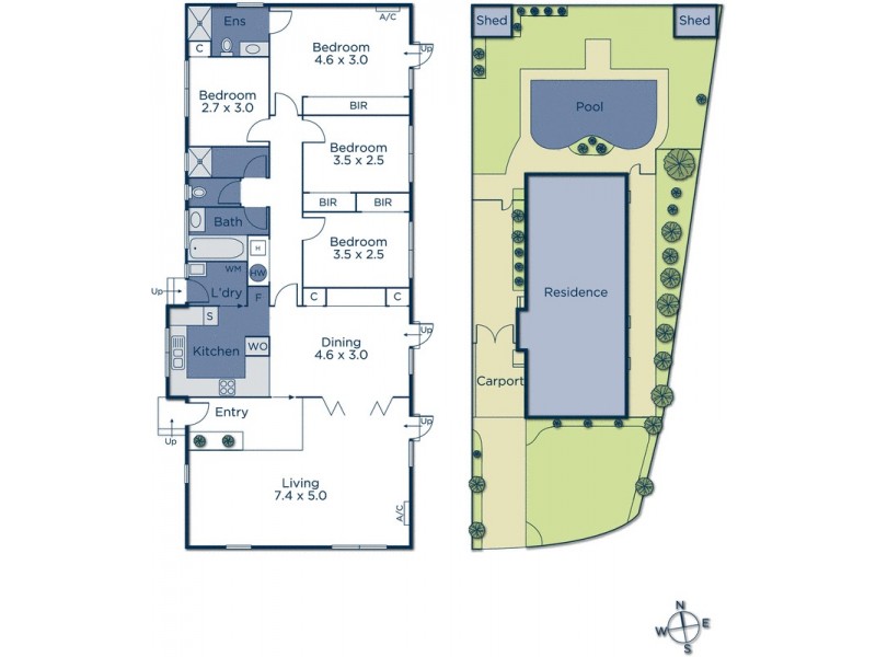 3 Sarah Court, Vermont VIC 3133 Floorplan