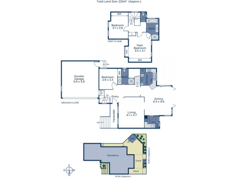 1/53 Quarry Road, Mitcham VIC 3132 Floorplan